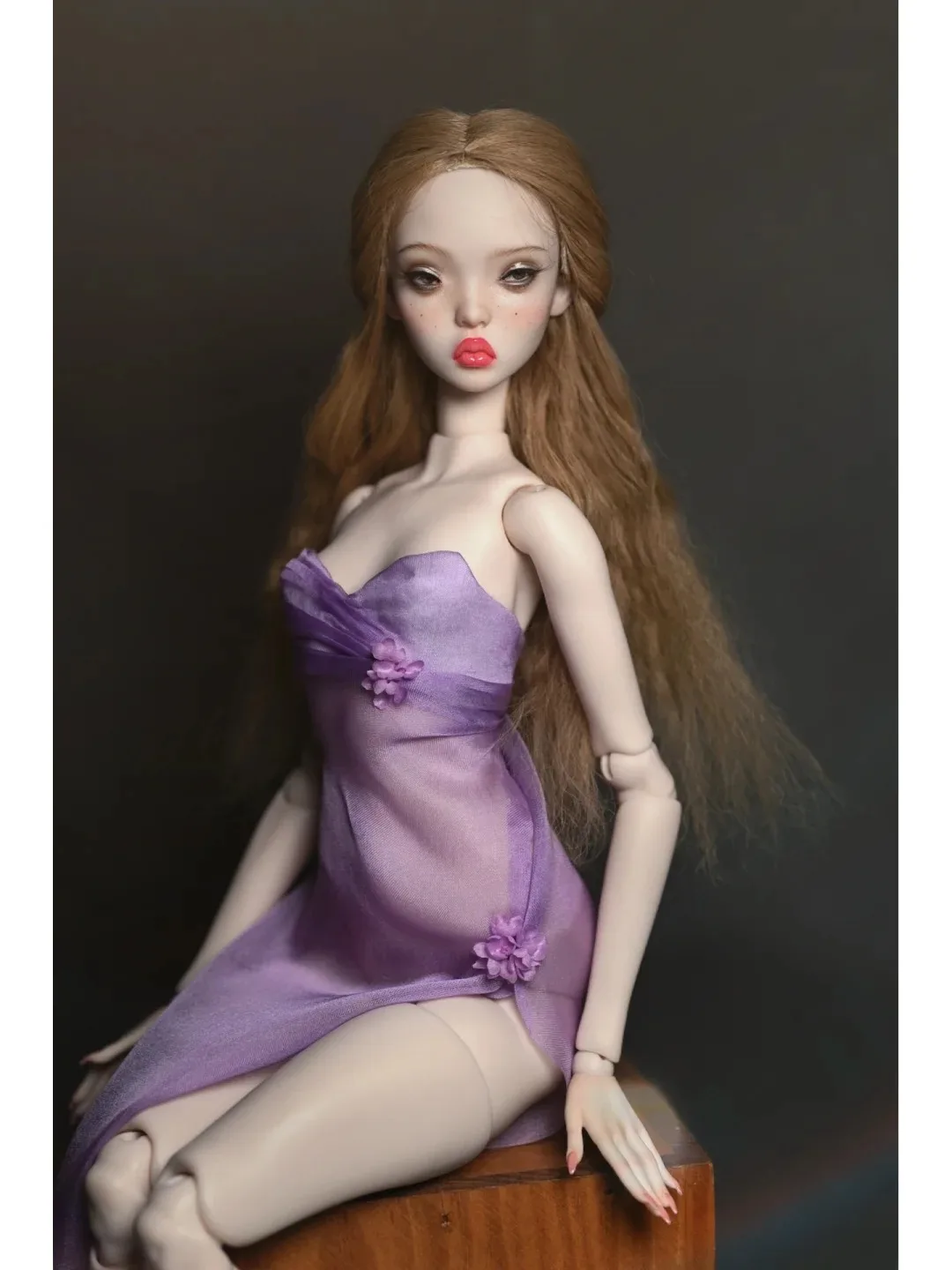 

1/4 Scale SD BJD Doll Beth Girl Slightly Fat Body Delicate Makeup Resin Art Toy Model Spot Makeup Collectible Figure