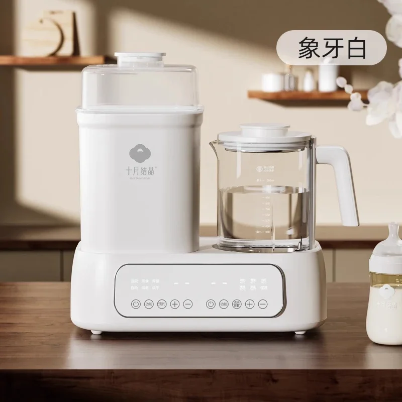 Constant temperature kettle, baby milk mixer, glass bottle sterilizer, two-in-one machine with drying