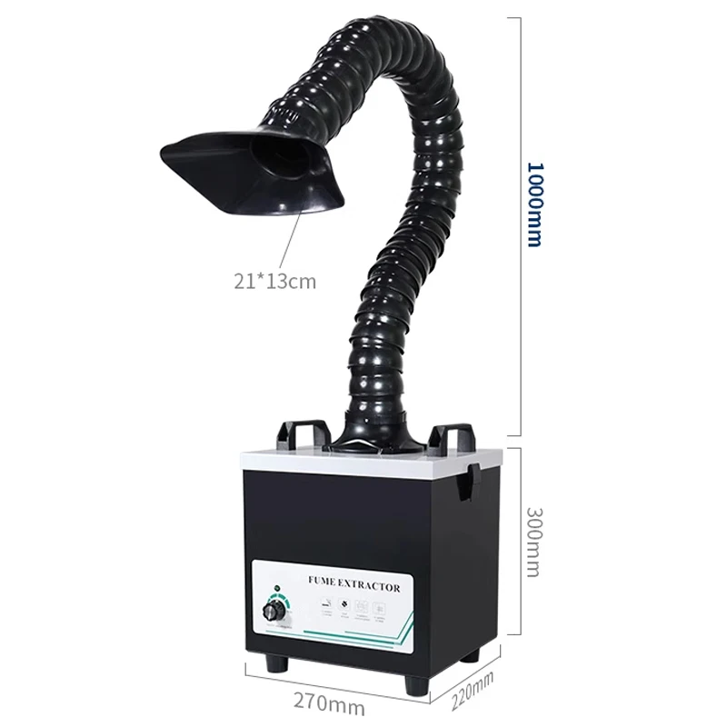 Solder Fume Purifier Maintenance Station Soldering Iron Laser Marking Fume Purifier Desktop Small Soldering Smoke Machine