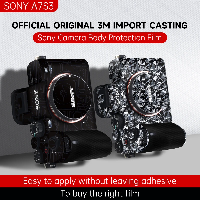 For Sony Camera Stickers Alpha 7S III Colourful Skin ornament 3M material A7S3 ILCE-7SM3/α7S III protective film