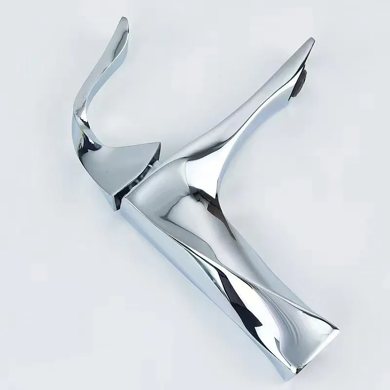 

Zinc alloy faucet hot and cold household bathroom counter basin wash basin wash basin bathroom bathroom golden faucet