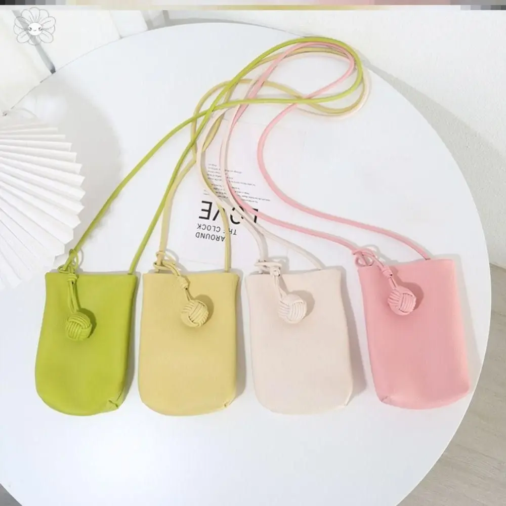 Mini Crossbody Bags New Lightweight Large Capacity Coin Purse Soft PU All-match Phone Pouch