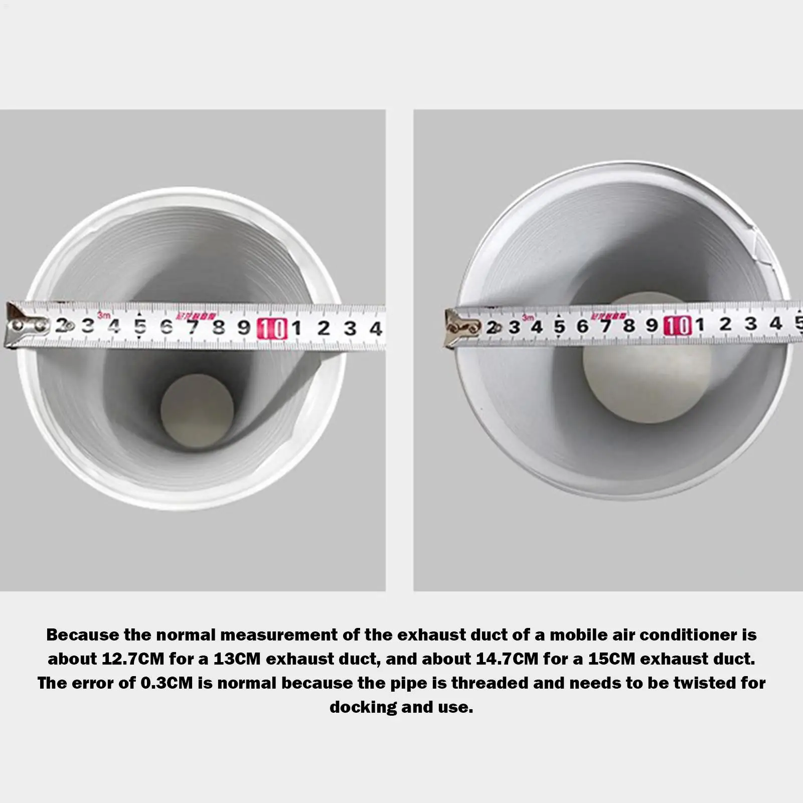 Portable Universal Flexible Conditioner Exhaust Hose Tube Replacement Parts For Mobile Air Conditioning Exhaust Vent Pipe