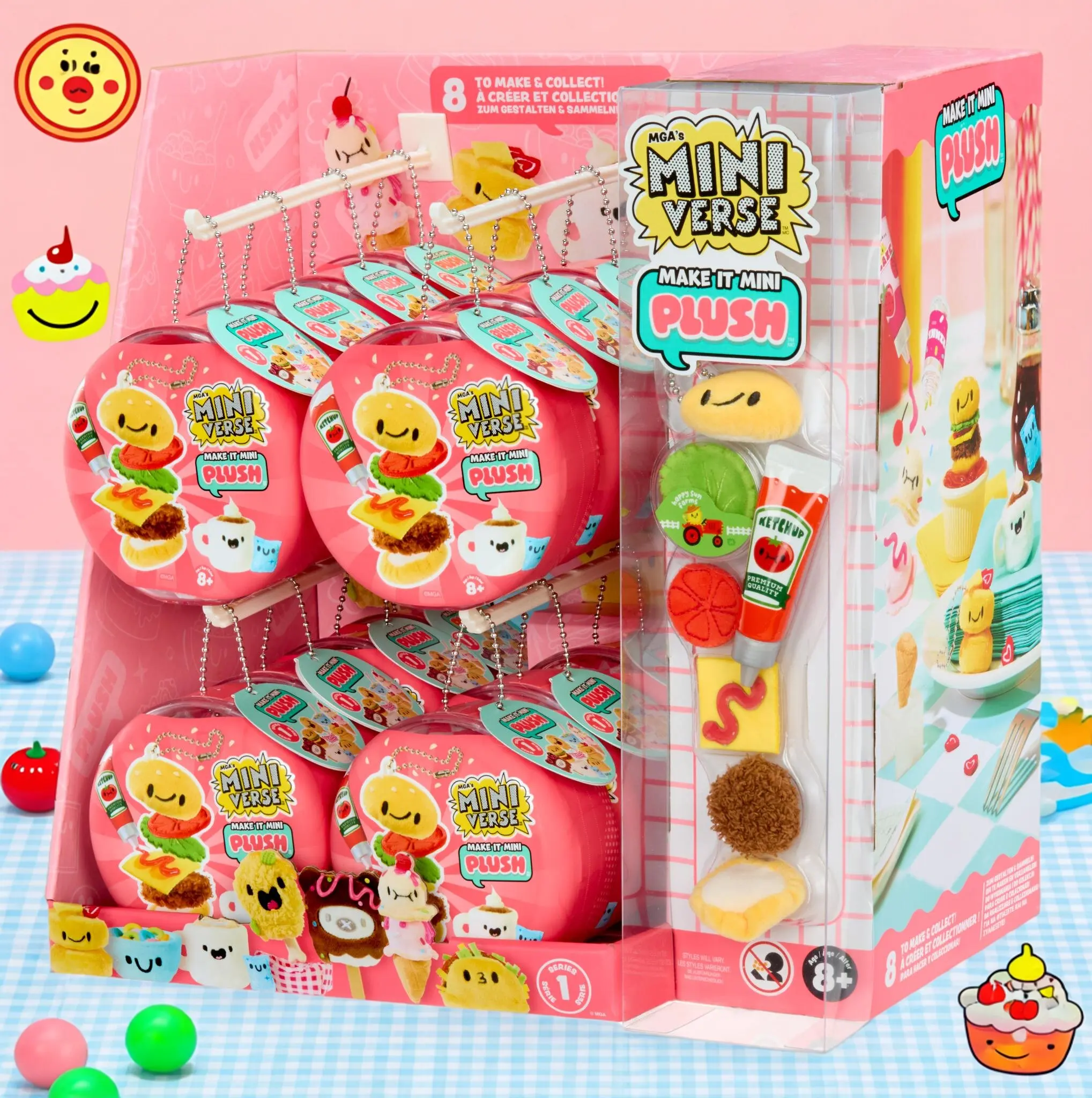 MGA Mini Verse Mini Edible Assembly Mystery Blind Box Gifts Toy Model Anime Figures Collect Ornaments