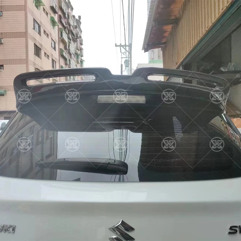 Carbon Fiber Rear Roof Spoiler Tail Wing Splitter For Suzuki SWIFT ZC33S Car Trunk Lid Boot Lip Tail Wing Body Kit