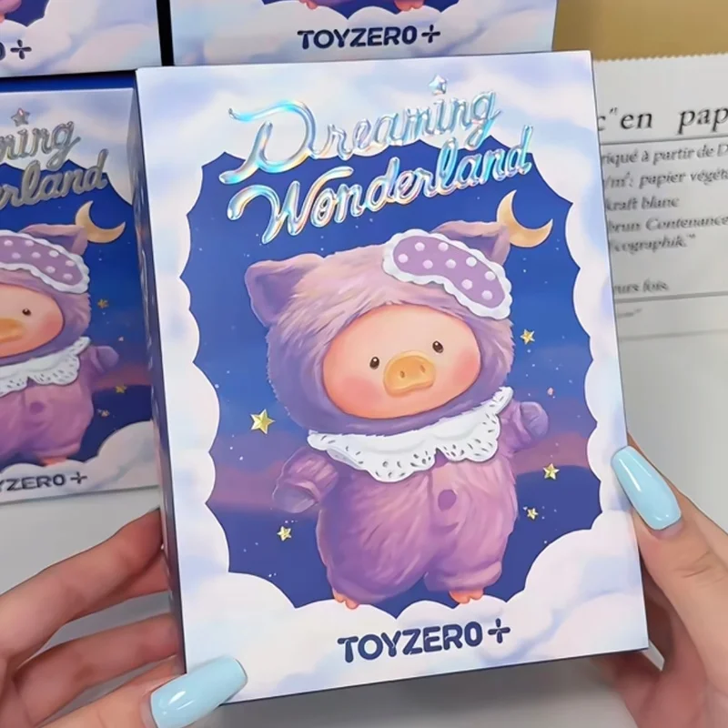 Toyzeroplus auténtico Can Pig Lulu Dream Series caja ciega llavero de felpa muñeco de peluche cara suave Linda figura Gashapon