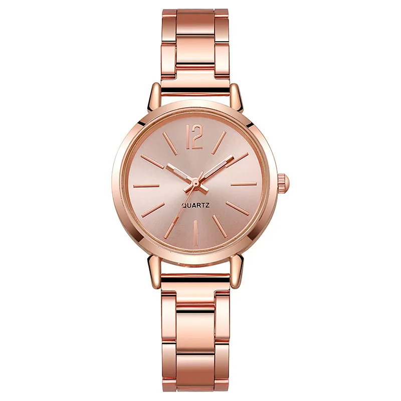 Reloj Mujer Moda Cuarzo Dorado Correa Aleación - usage example