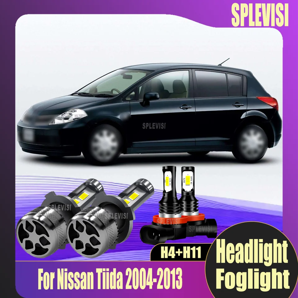 

Headlight FogLamp Durable Dust-proof shock-proof waterproof For Nissan Tiida 2004 2005 2006 2007 2008 2009 2010 2011 2012 2013
