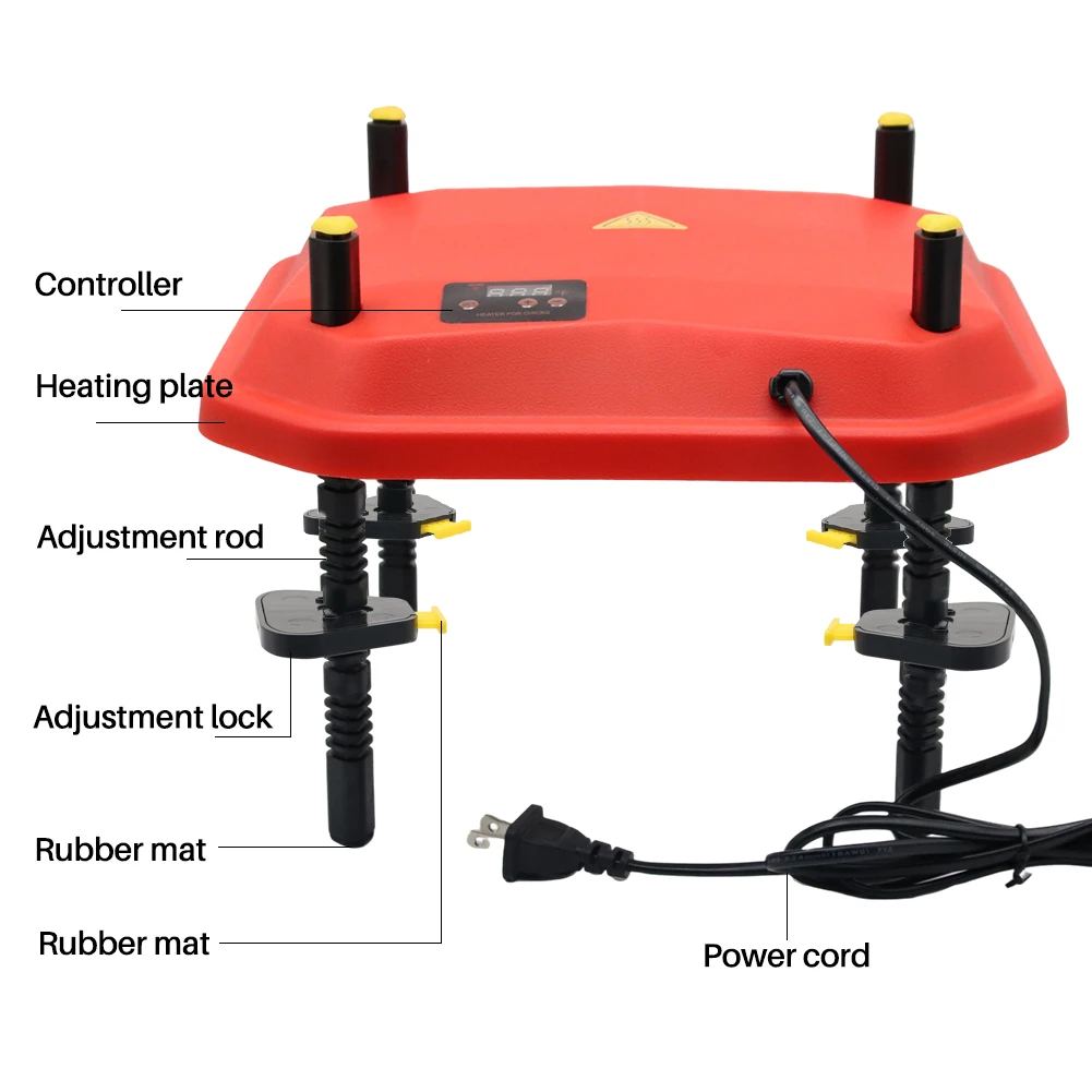 حاضن الفرخ الكهربائي لوحة التدفئة قابل للتعديل ارتفاع الفرخ الدجاج دفئا قابل للتعديل الفرخ حظيرة سخان متحكم في درجة الحرارة