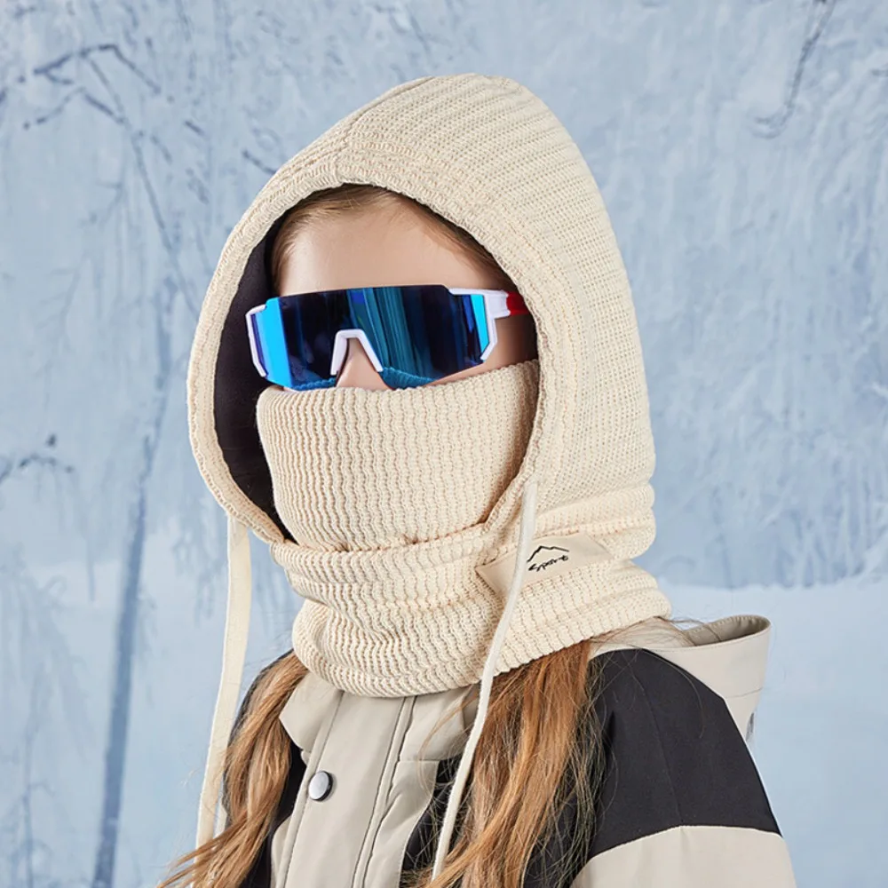 

Fashion Winter Balaclava Hat Warm Mask Scarf Hat Thickned Multi-function Pullover Hats