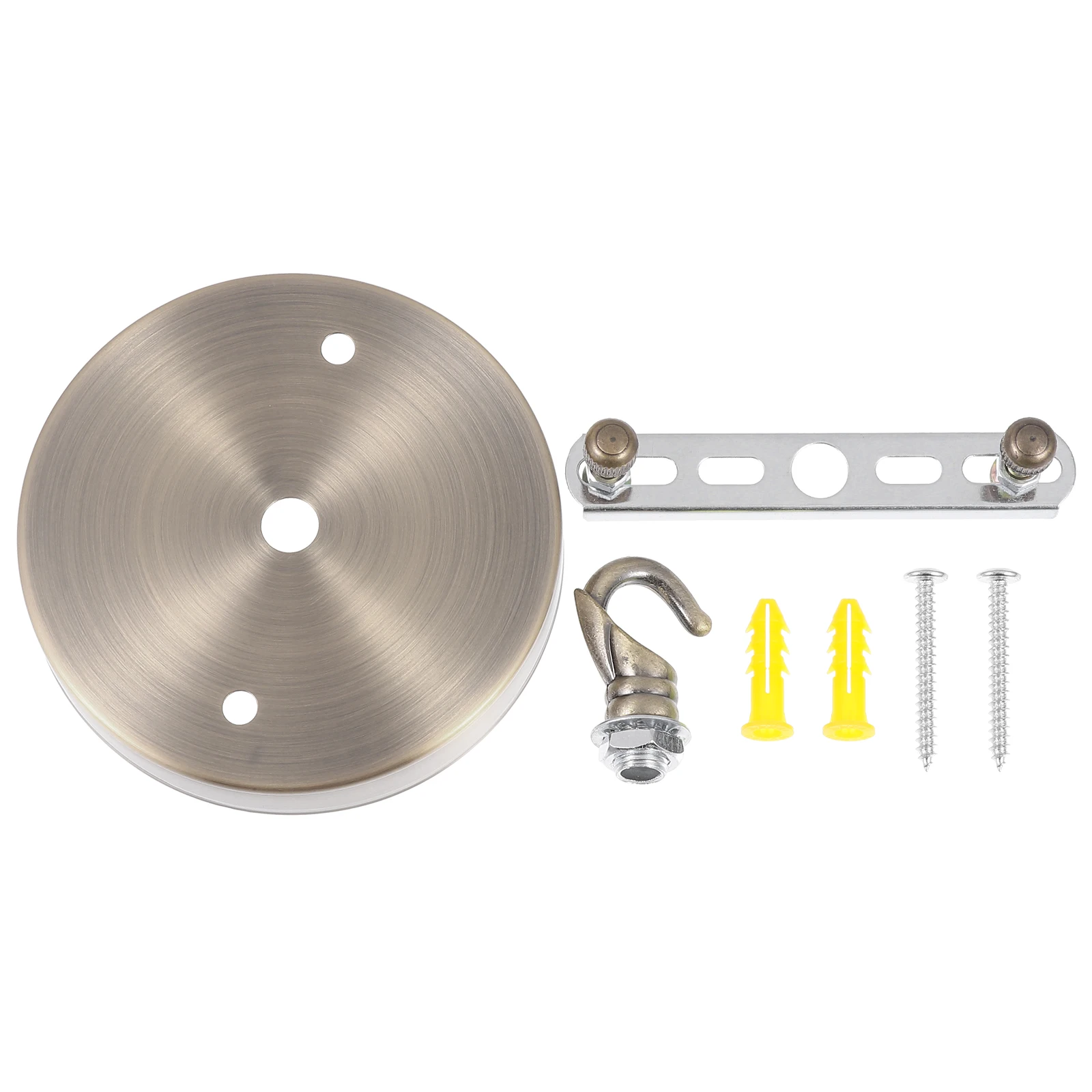 

Ch Accessories Vintage Iron Ceiling Plate Light Medallions Trim Home Lighting Decor Durable Rust Resistant Easy Install