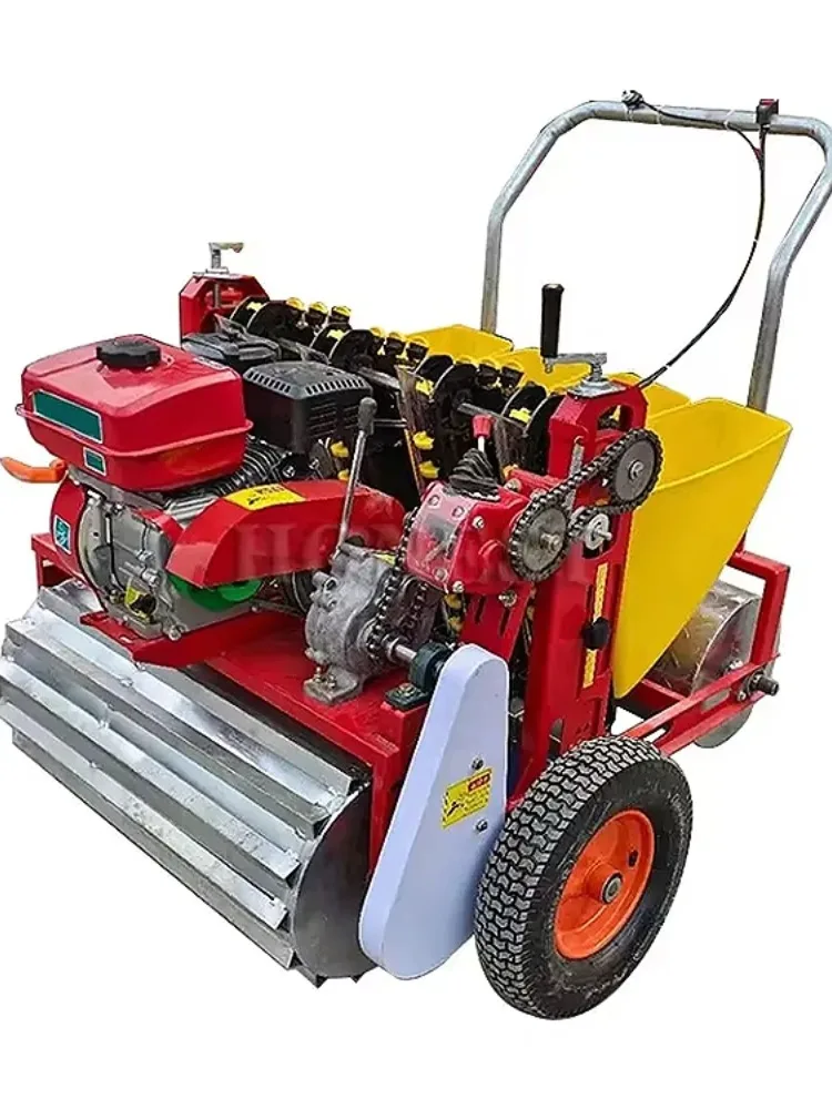 4 Row High Efficiency Garlic Seeder/ 5 Row Vegetable Seeder Diesel Petrol Garlic Seeder Garlic Planting Machine