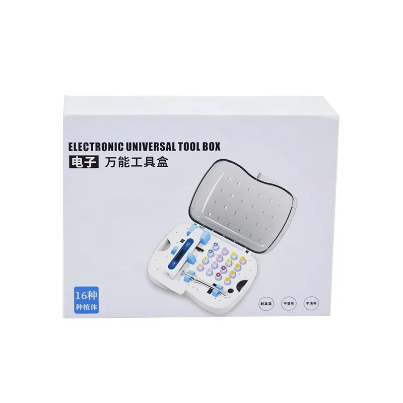 LK-U101D elétrica universal implante chave de torque catraca restauração drivers mão kit protético