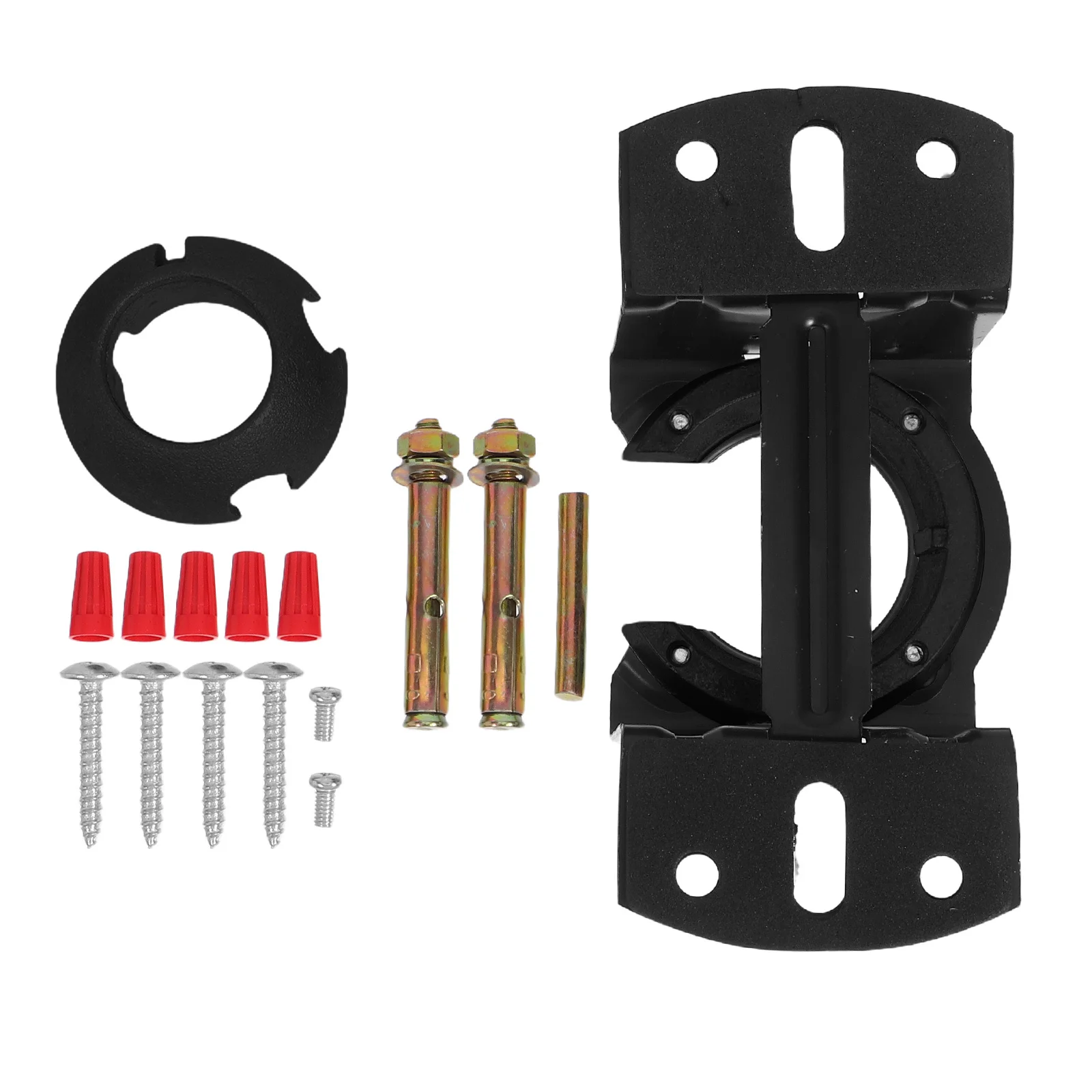 

1 Set Ceiling Fan Mounting Bracket Iron Ceiling Fan Hanging Kit For Sloped Ceilings Garage Fans Stable Support Plate Universal