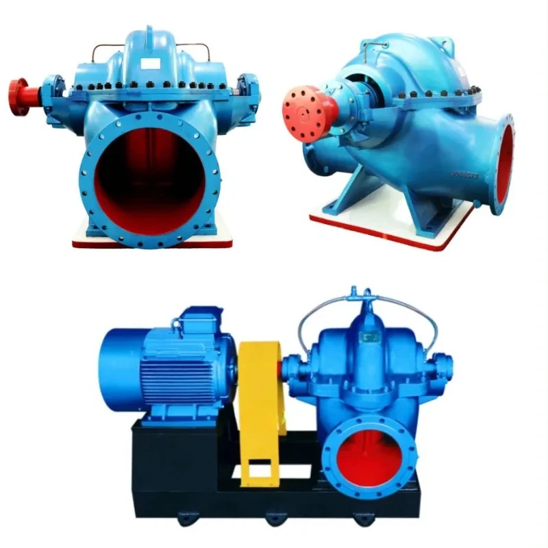 

High-Flow Single Stage Double Suction Centrifugal Pump Supply And Industrial Circulation Seri