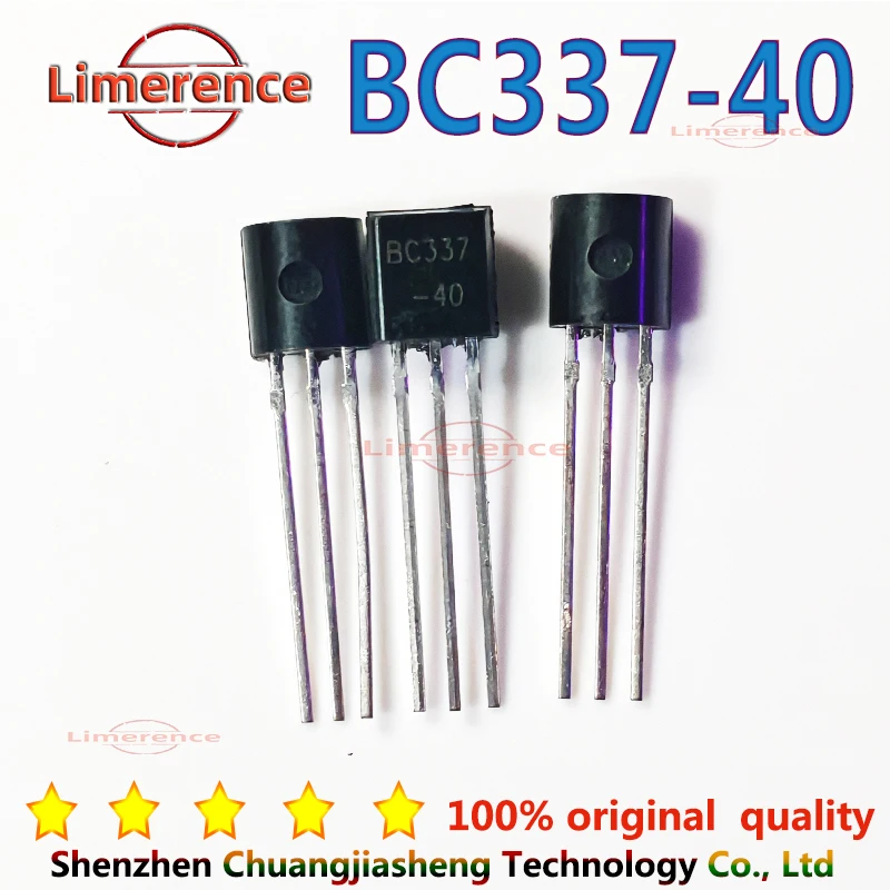 100pcs BC337-40 BC337-16 BC337-25 BC327-16 BC327-25 BC327-40 BC328-25 BC328-40 BC338-25 BC338-40 TO-92