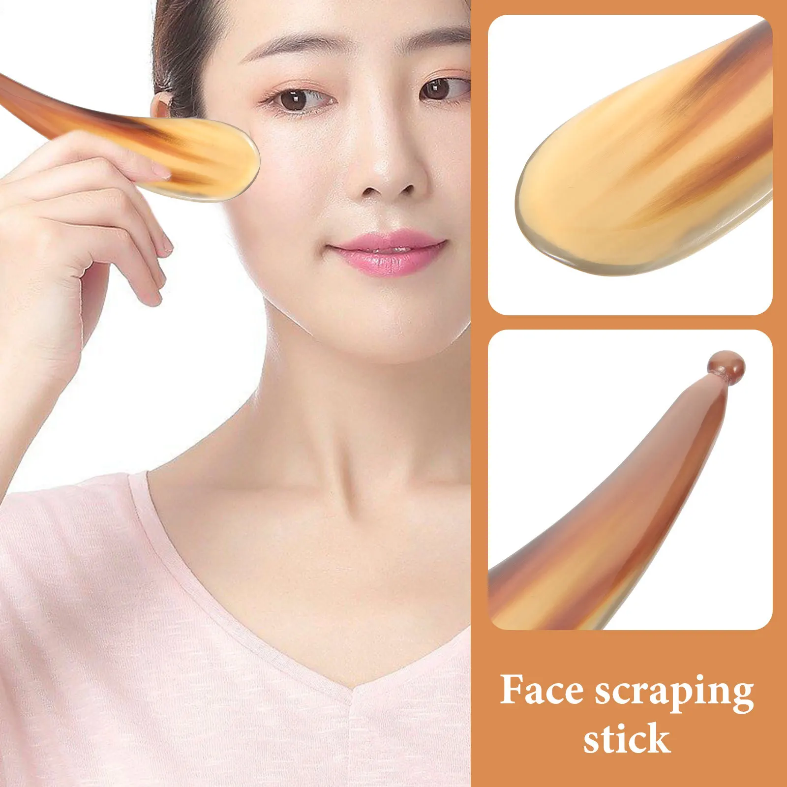 

Скребок для лица, массажер, легкий, прочный для салона, ухода за кожей, скребок для тела, релаксационный скребок для лица