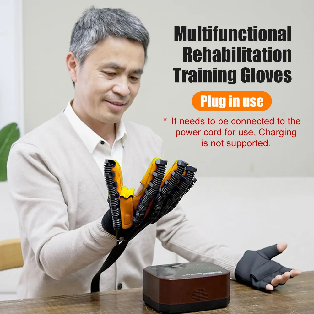 Hand Training Rehabilitation Robot Gloves for Stroke Hemiplegia Finger Rehabilitation Trainer Exercise Rehab Exerciser Devices