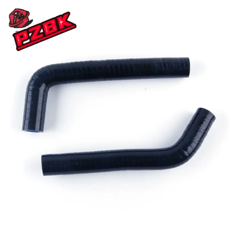 2PCS Silicone Radiator Coolant Hose Tube Kit For Yamaha YFZ450 YFZ 450 2004-2013