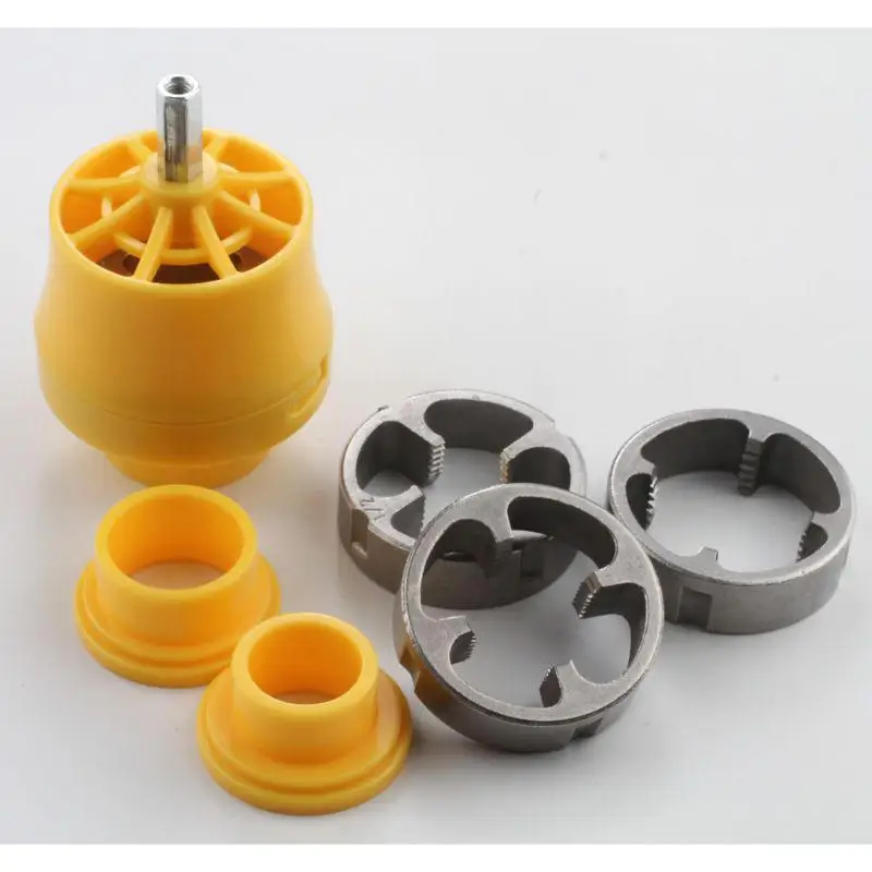 

electric drill water pipe threading tool plastic plate cutting threading tool flat tap wrench and tool without burrs
