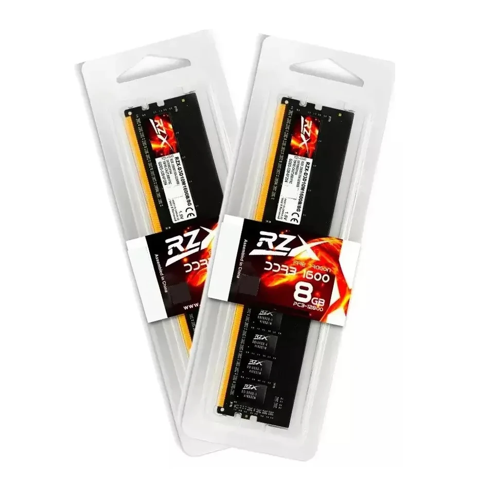RZX DDR3メモリ 8GB 4GB 1.5V 240ピン 1600MHz PC3 Udimm DIMM