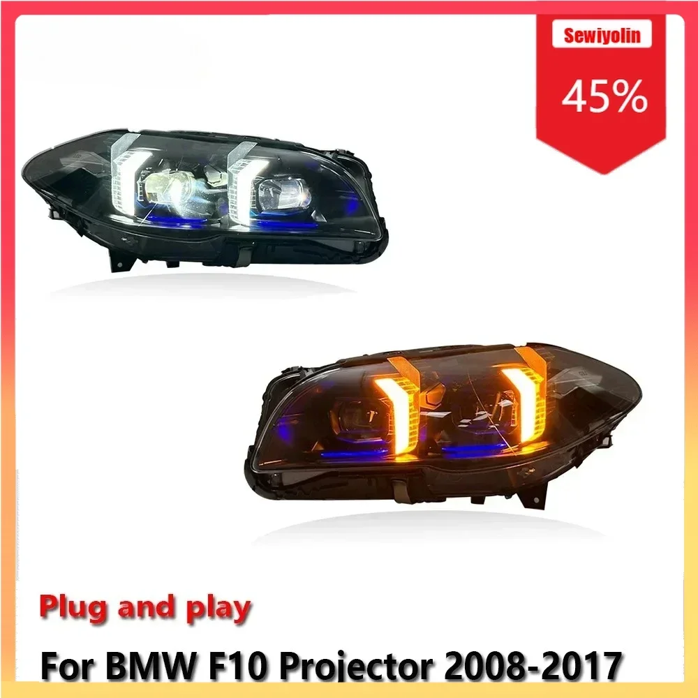 

Car Accessories led Headlights For BMW F10 Projector 2008-2017 Auto DRL Fog Rear Trailer lamps Turning Signal Voiture