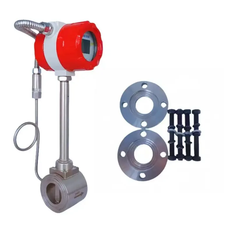 مقياس تدفق النيتروجين السائل بالغاز البخاري بدرجة حرارة عالية مع حزام درجة IP65 مخرج 4-20 مللي أمبير لدعم OEM