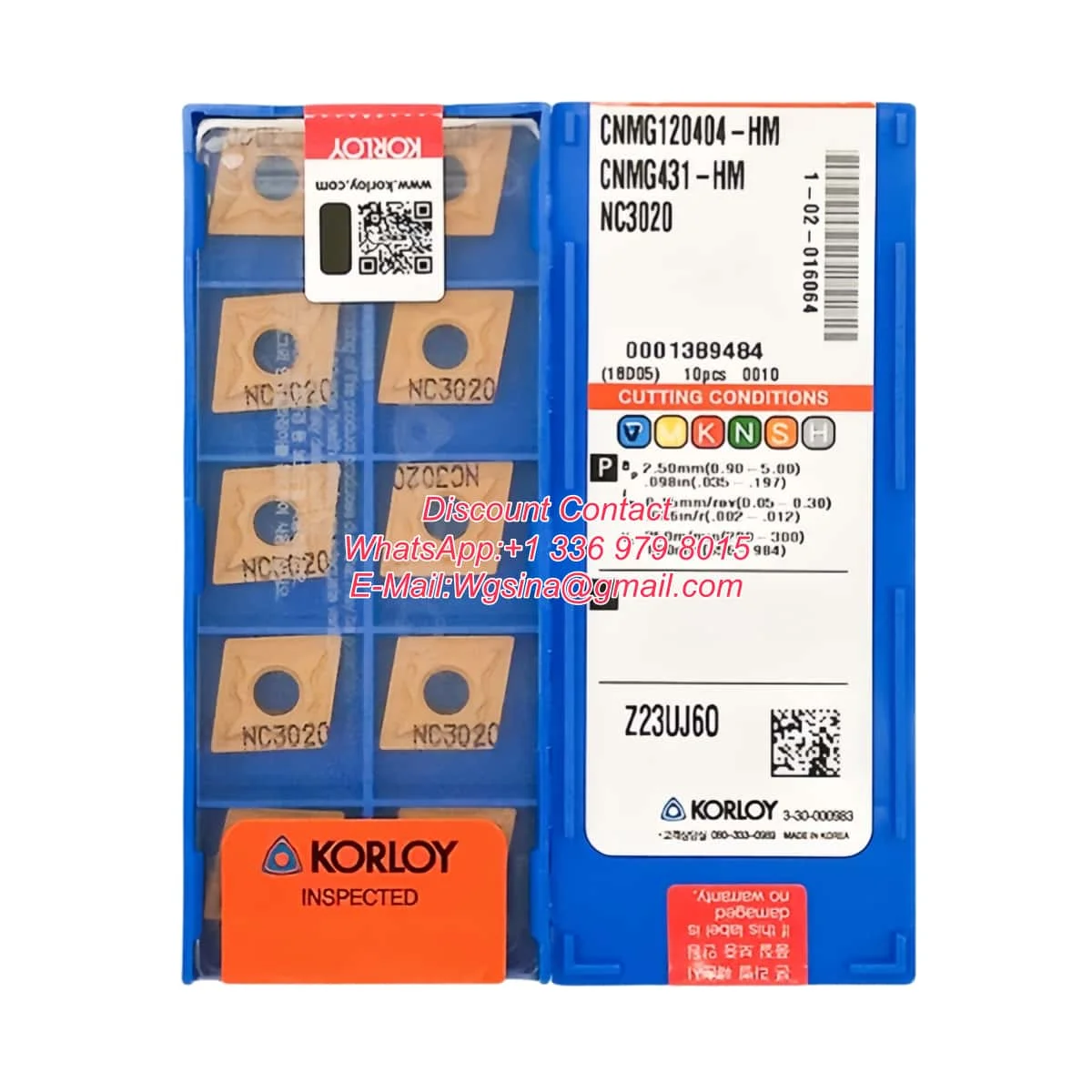 

Original CNMG CNMG12 CNMG1204 04 -HA HM HS MP NC3020 NC3120 PC5300 PC9030 NC3215 Turning Insert