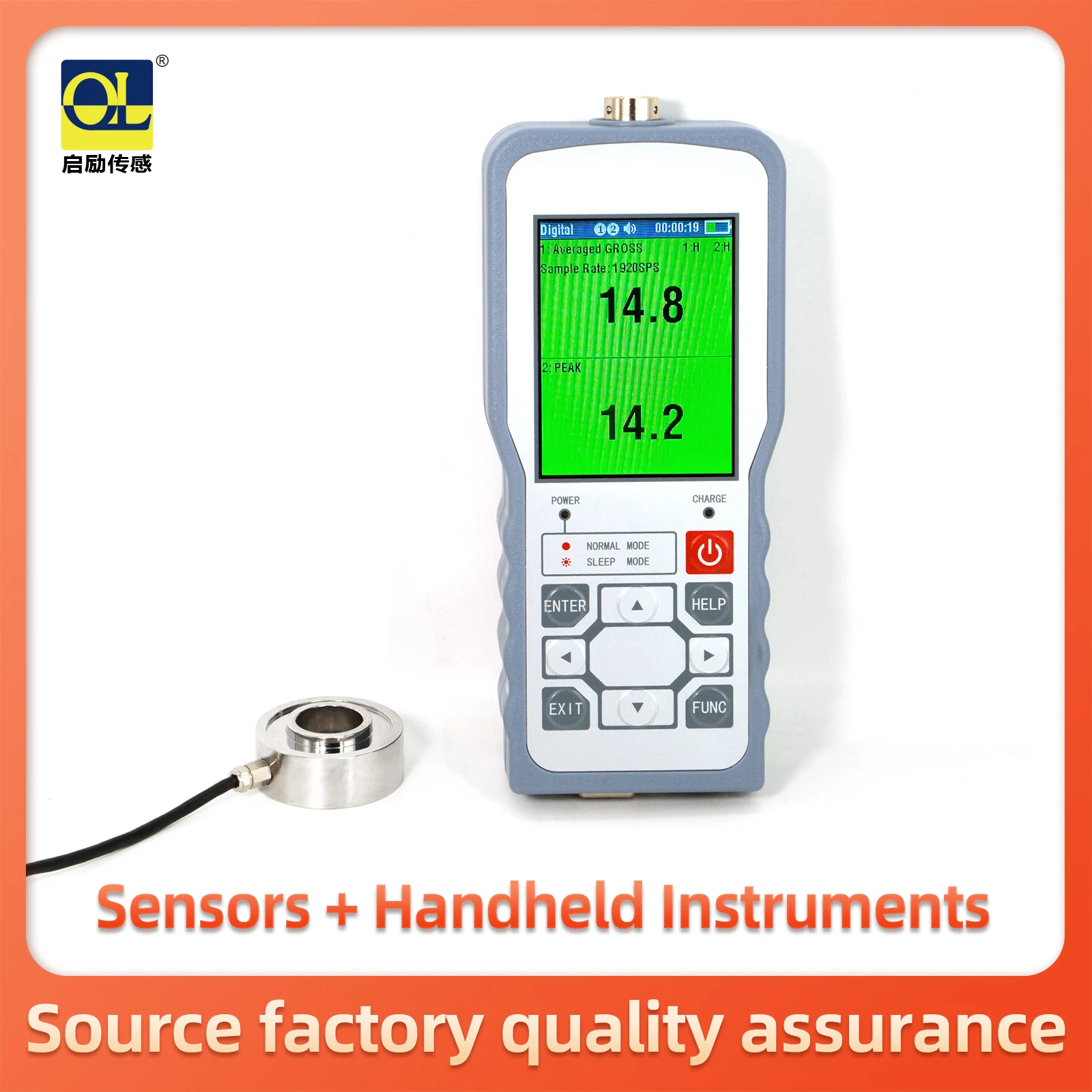 

Circular Load Cell, High-Precision Handheld Digital Recording Display, Force Gauge, Precision Instrument For Push-Pull Force