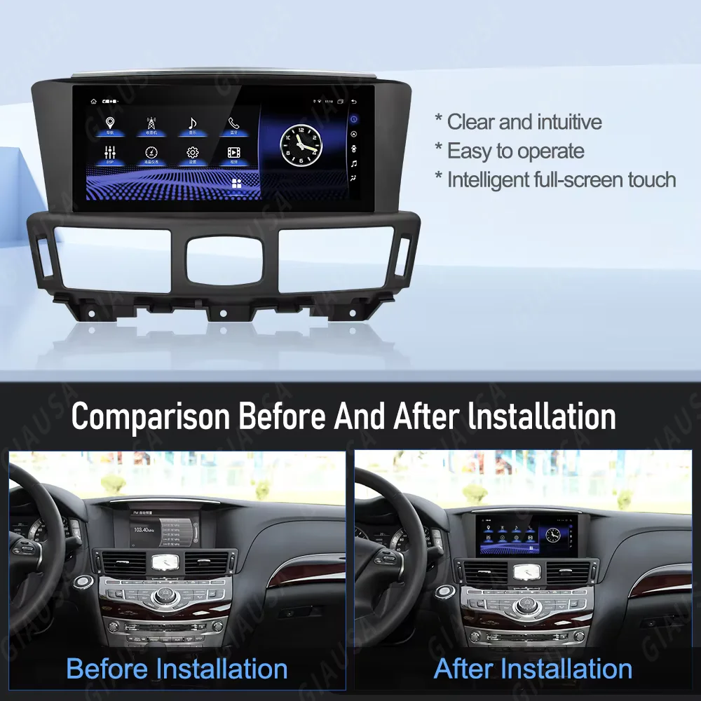 

10.25 inch Car Radio For Infiniti Q70 Q70L M25 M35 M37 2013 -2019 Multimedia Player Wireless Carplay GPS Touch Head Unit Screen