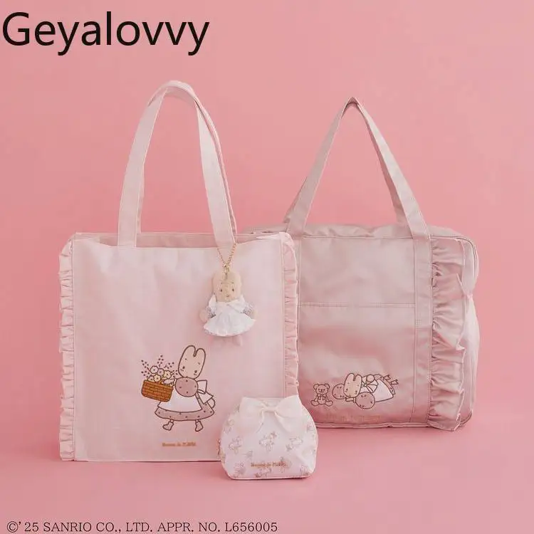 borsa-tote-stile-giapponese-2026-nuova-con-stampa-cartone-animato-borsa-a-spalla-versatile-rosa-in-raso-con-volant-per-ragazze-borsa-da-viaggio-per-trucchi