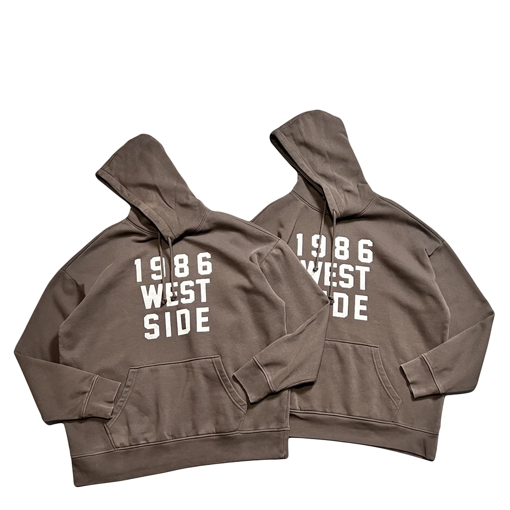

Waed Fce Oversize American Sle Hoodie Casual Spor Trendy Sweatirt Cotton Polyester Blend Long Sve Hooded Sweats...