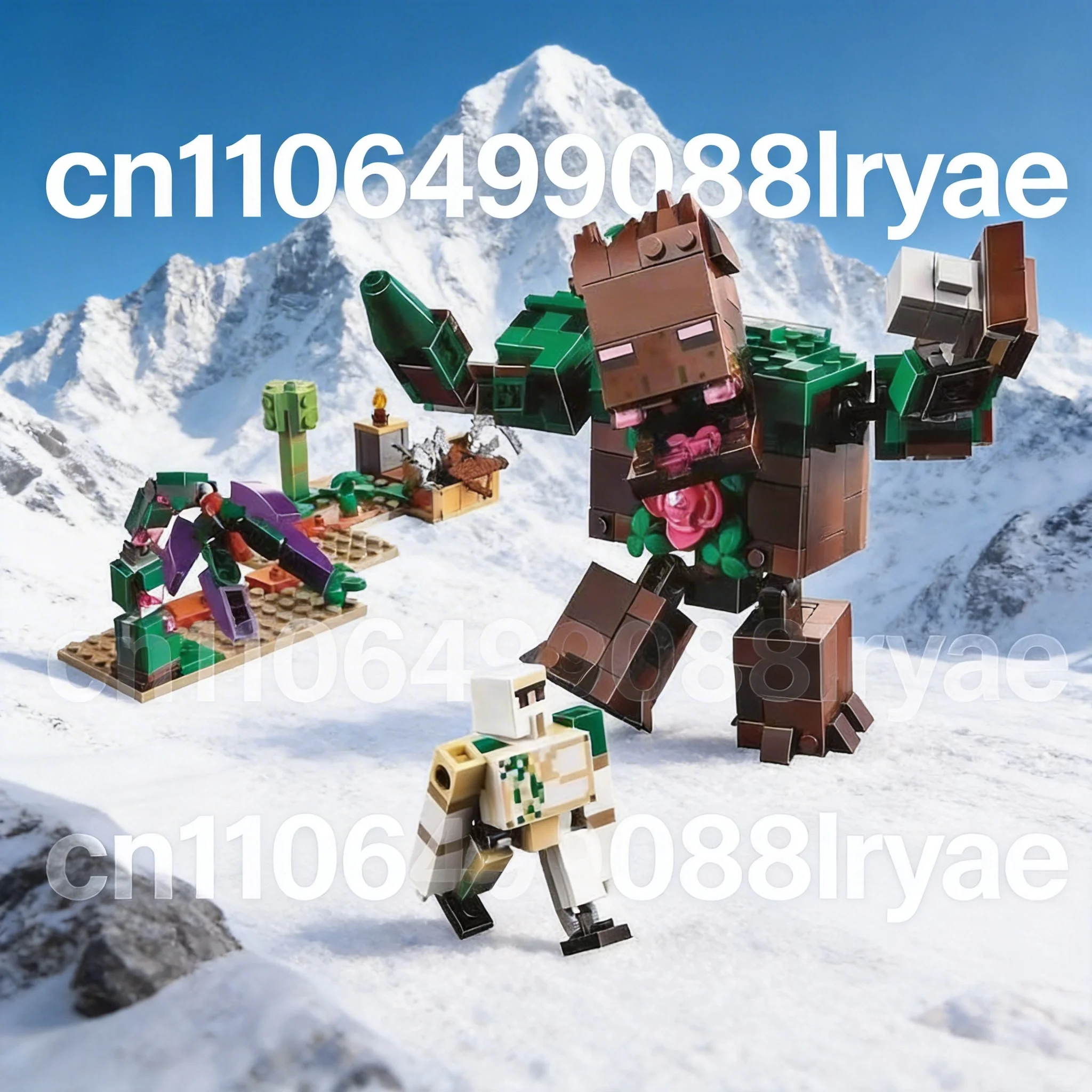

MOC building compatible with the world series 489 particles Jungle Abomination building blocks boy toys Christmas Birthday gifts