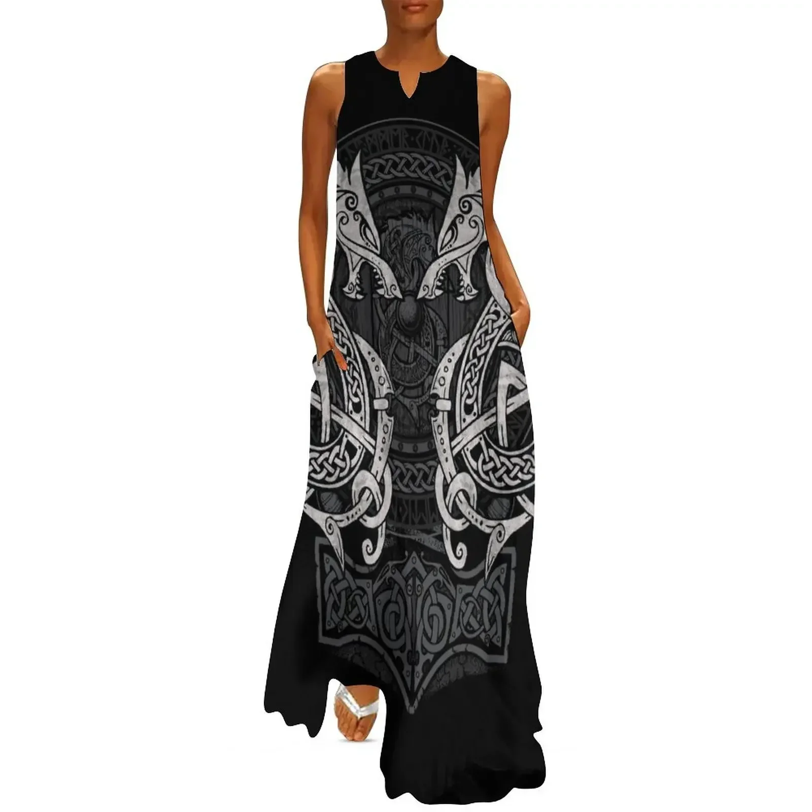 

Fighting Fenrir Long Dress womens dress Women's summer dresses summer women's suit summer dresses womens 2025 Dress