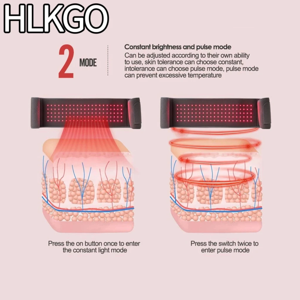 

Multi-Purpose Red Light Therapy Massage Belt - Relieves Muscle Stiffness, Improves Circulation & Aids Body Shaping