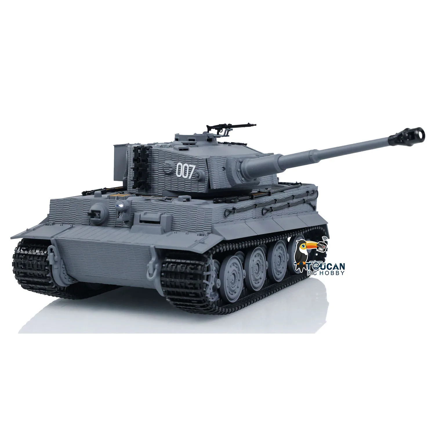 Taigen-tanque de batalla a Control remoto Tiger I para niños, tanques militares de Radio Control, coches de combate infrarrojos, vehículos listos