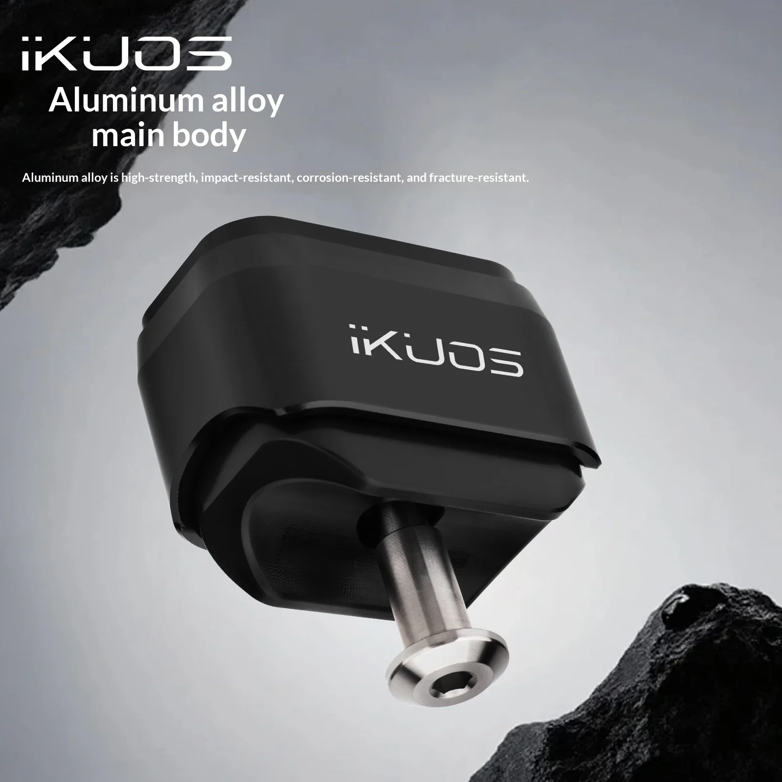 IKUOS P-SA01 Rear Shock Absorber for Brompton Folding Bike, Titanium Shaft Rear Damper, Compatible with P Line / C Line 12-Speed