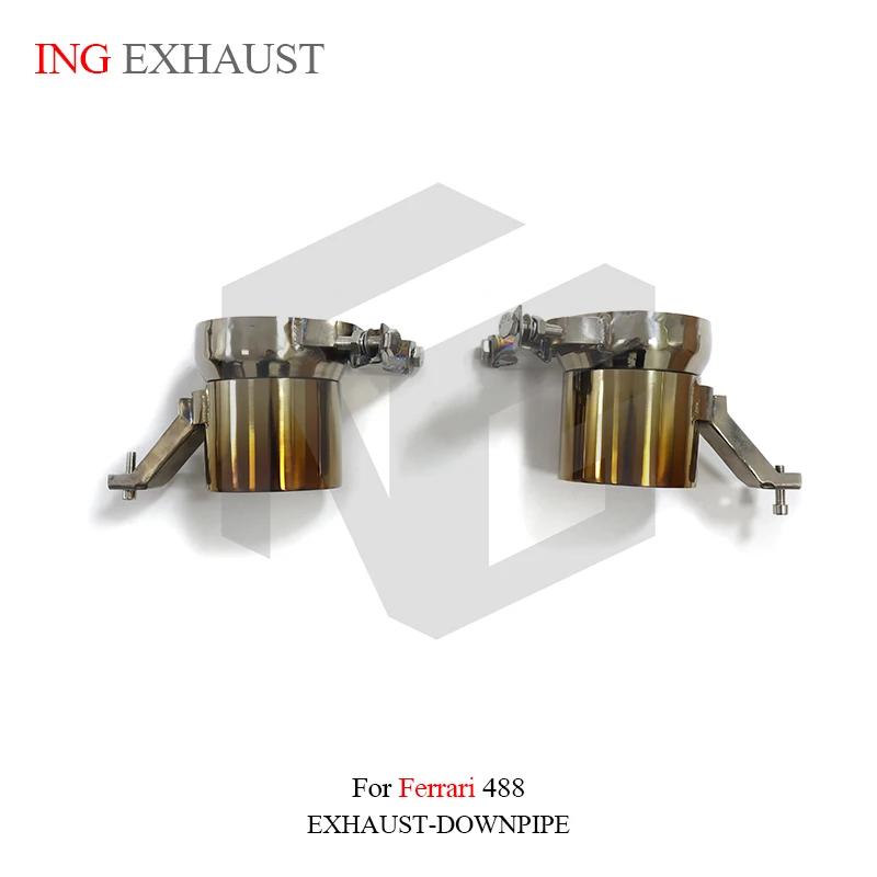 

ING Exhaust Accessories ss304 tips for Ferrari 488 GTB F142M 3.9T New Styles Tail Throat Car rear Auto Refitting Part