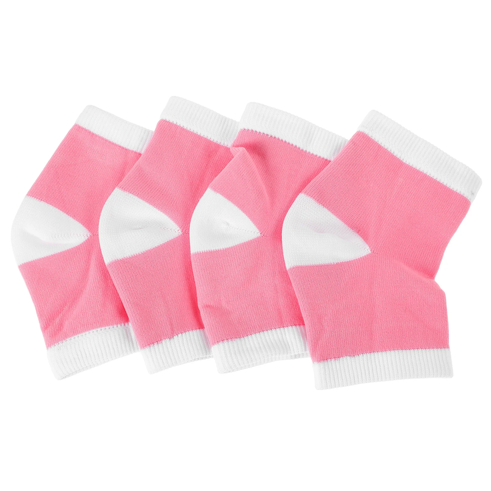 

2Pairs Moisturizing Heel Socks Cracked Heels Toeless Socks Women Men Elastic Material Breathable Sweat Wicking All Day