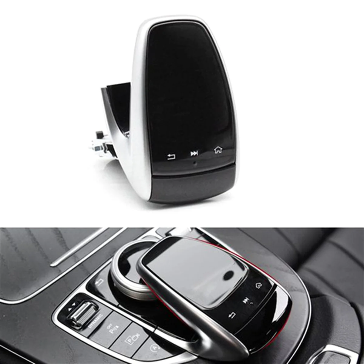 T45C_Car غطاء ماوس لوحدة التحكم المركزية بخط اليد 2139008109   لمرسيدس الفئة E W213 2014-2018