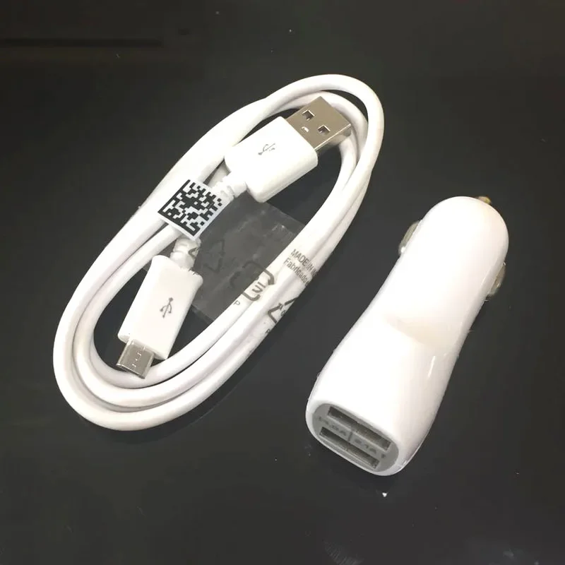 

DC 5V 2.1A + 1A Dual 2 Port Car Charger and USB 2.0 Charging Cable for iPhone Samsung Xiaomi Huawei Galaxy S3 S4 Note Phone