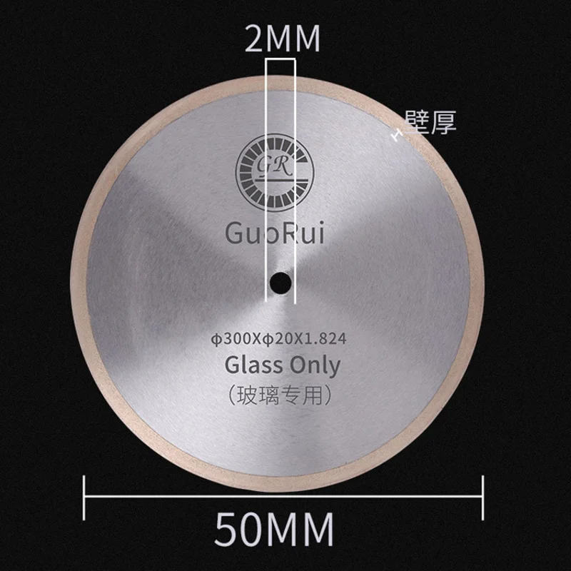 Lame de scie en diamant, machine à fraiser, outil de découpe, lame de meulage galvanisée de haute qualité, lame de verre ultra-mince