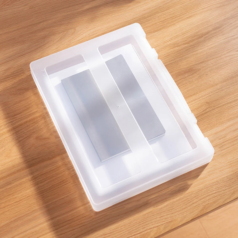 

Контейнер для документов с ручкой, пластиковый футляр для файлов, прозрачный органайзер для бумаги формата А4 без запаха, портативная портативная коробка для документов