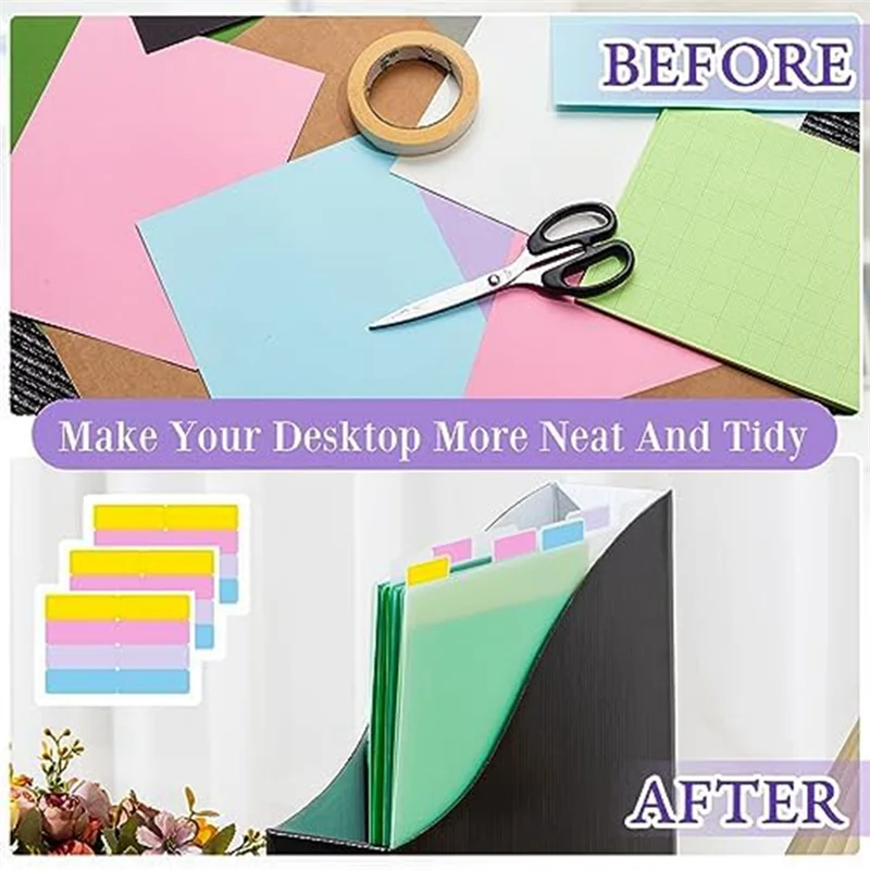 عملي-12 قطعة منظم تخزين الورق مثير مؤشر العلامات 31X32 سنتيمتر بولي كلوريد الفينيل لفواصل صندوق التخزين سجلات الفينيل