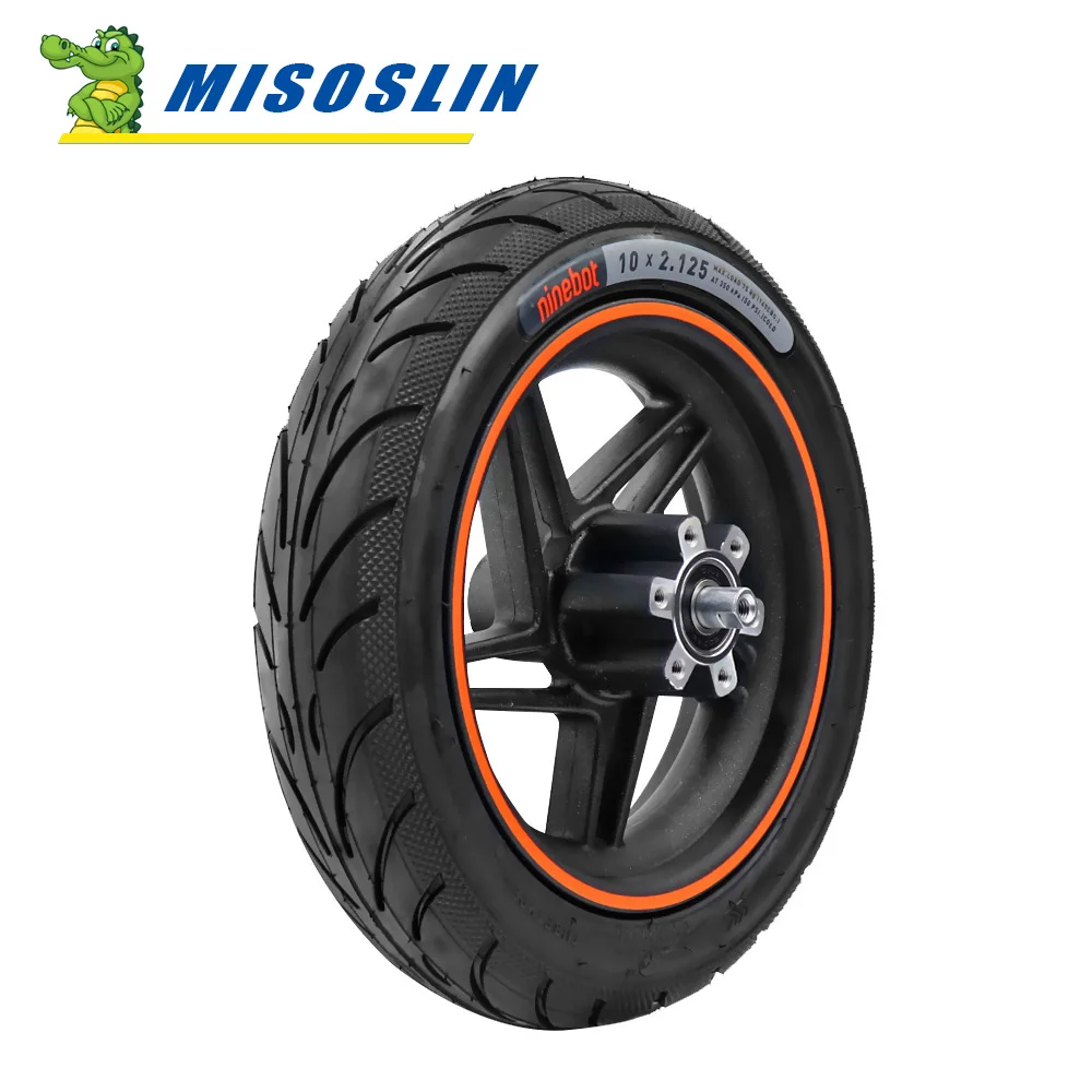 

Original 10inch 10x2.125 Rear Wheel For Ninebot KickScooter F20 F30 F40 Electric Scooter Rear Tire Assembly Accessories tyre