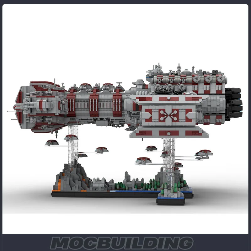 Ultimate Collector Series Battlecruiser MOC Space Model Building Blocks Technology Bricks Collection Toys Gifts