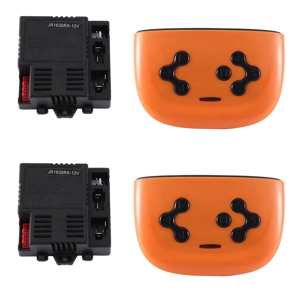 

A17I 2X JR1630RX-12V HY2.4G Детский электромобиль 2,4G Bluetooth пульт дистанционного управления и приемник аксессуары для электромобилей