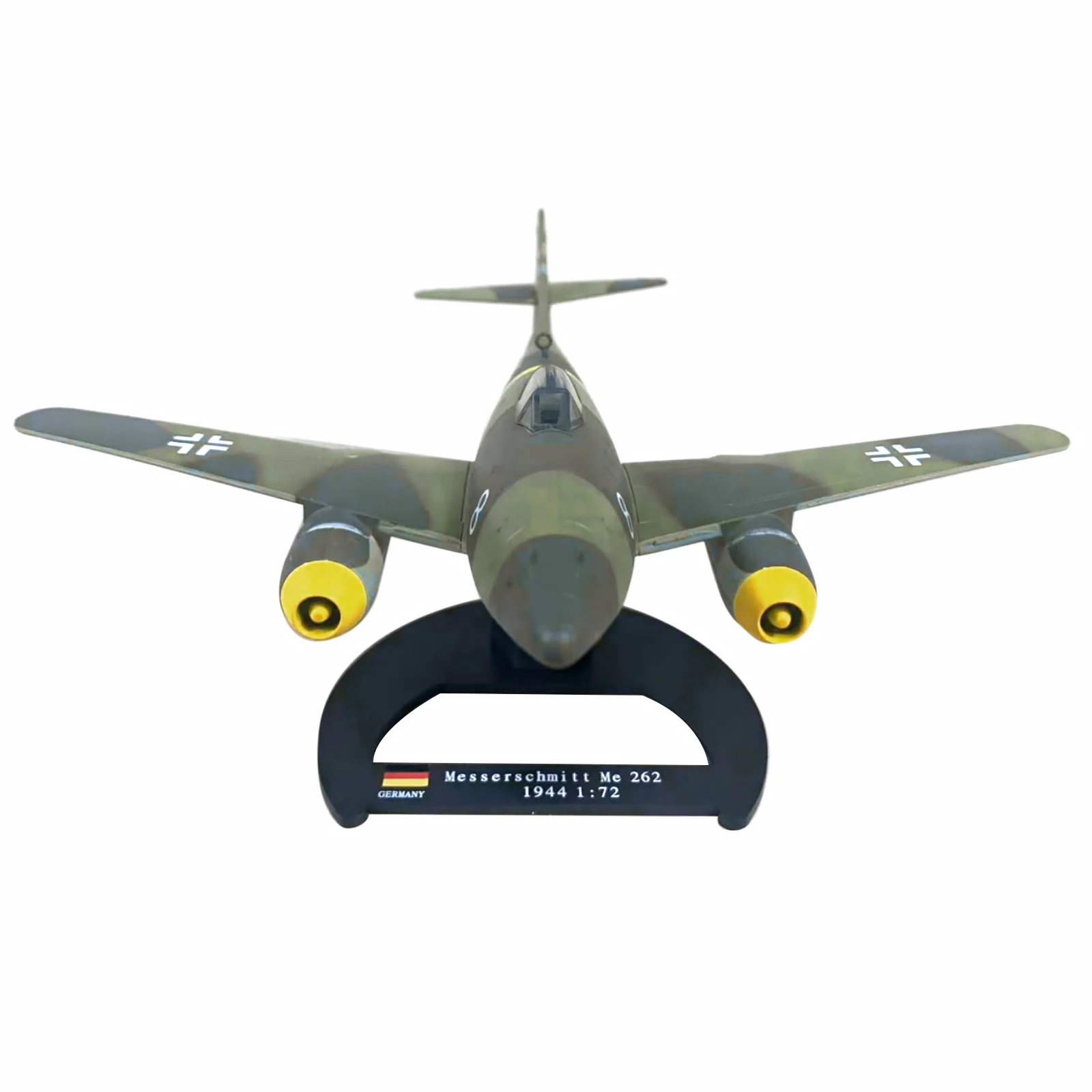 1 مجموعة 15 سنتيمتر دييكاست 1/72 مقياس الحرب العالمية الثانية الألمانية Messerschmitt Me-262 مقاتلة سبيكة عسكرية معدنية نموذج طائرة ث/حامل ديكور هدية