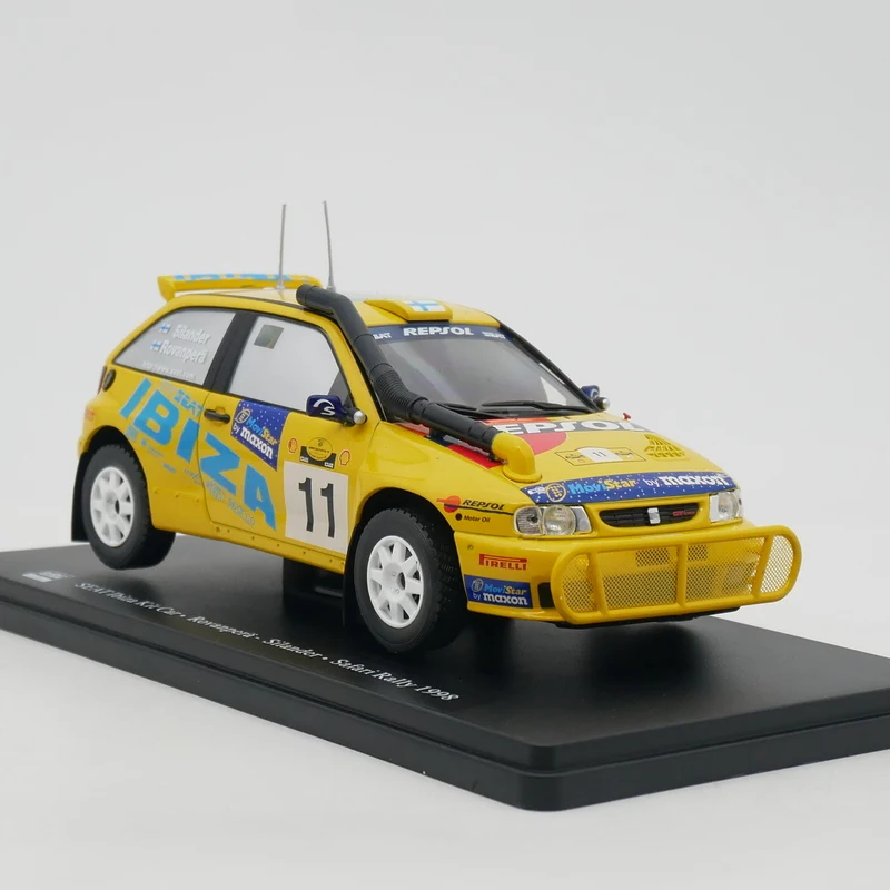 

Ixo 1:24 Scale Diecast Alloy Seat Ibiza Kit Car WRC 1998 Toys Cars Model Classics Adult Collection Souvenir Gifts Static Display