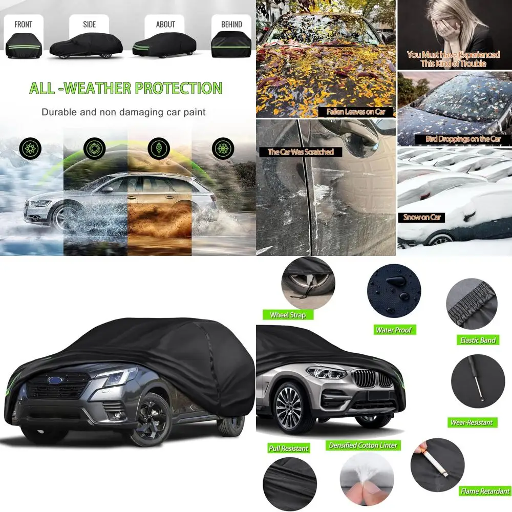 

Universal 16-Layer 600D Car Cover, Weatherproof & Scratch Resistant, Suitable for SUVs up to 180